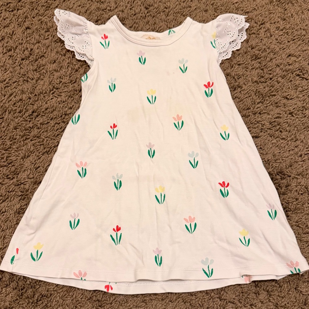 Beaufort Bonnet  Tulip Poly Dress 2T